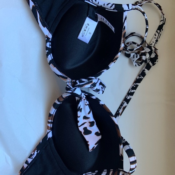 a.n.a Animal Bra Bikini Swimsuit Top - Picture 4 of 5
